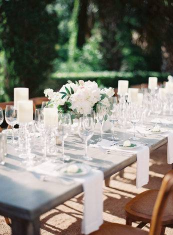 Elegant Blush + Gold Al Fresco Wedding