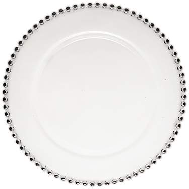 Belmont Silver Glass Charger