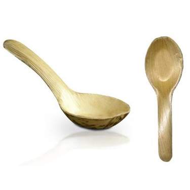 Bamboo Asian Spoon 5"