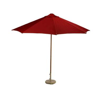 Red Market Umbrella 9'