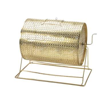 Brass Raffle Drum 15"