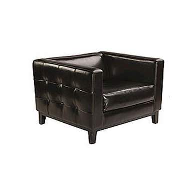 Black Club Leather Chair