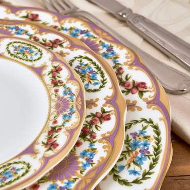 Antoinette Violet Pattern