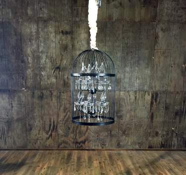12 Light Birdcage