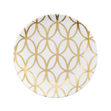 Jackie Gold China 7.5" Salad Plate