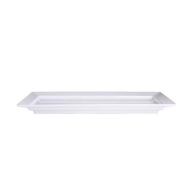 22"x12.75" White Melamine Tray