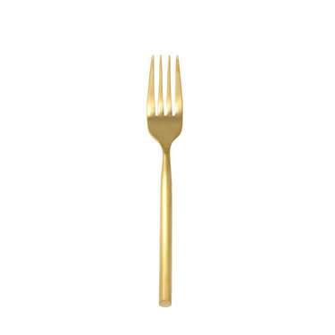 Capri Gold Modern Dinner Fork