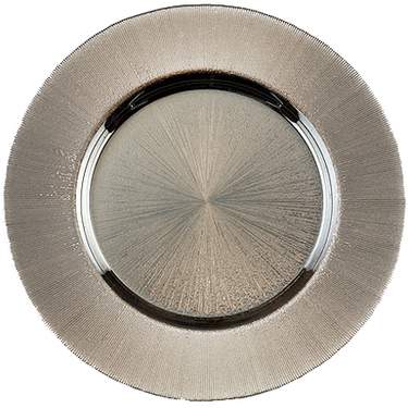 Smoked Elegance Charger 13"