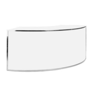 Curved Bar Acrylic Lighted White 6'
