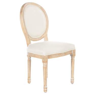 Limewash King Louis Chair