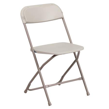 Folding Samsonite Chair Beige