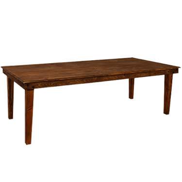 Farm Table 8' x 28.5" Fruitwood