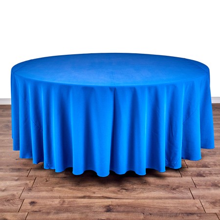 Poly Lemon Round 120" with 66" round Tables
