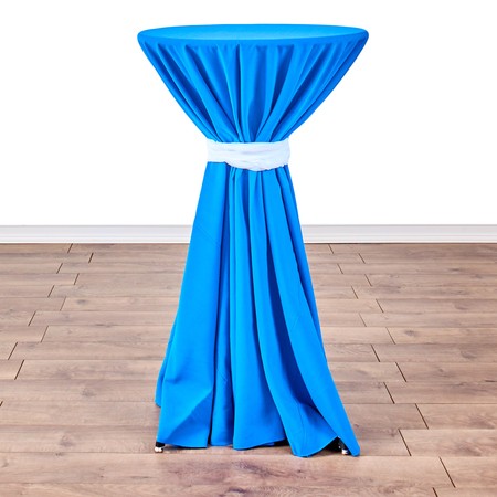 Poly Lemon Round 120" with 24" round (42" H) Tables
